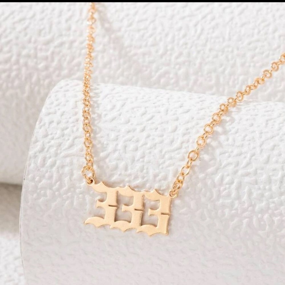 333 chain necklace